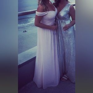 Bridesmaid dress worn 1 time - pale pink